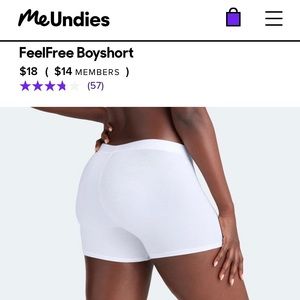 NWT MeUndies Featherwaist/ Feel Free Boyshort